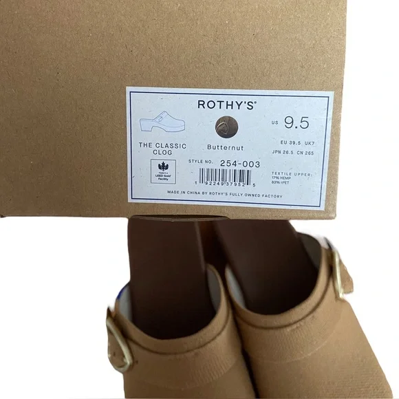 Rothy’s The Classic Clog – Butternut | Size 9.5 | NIB - Picture 11 of 13